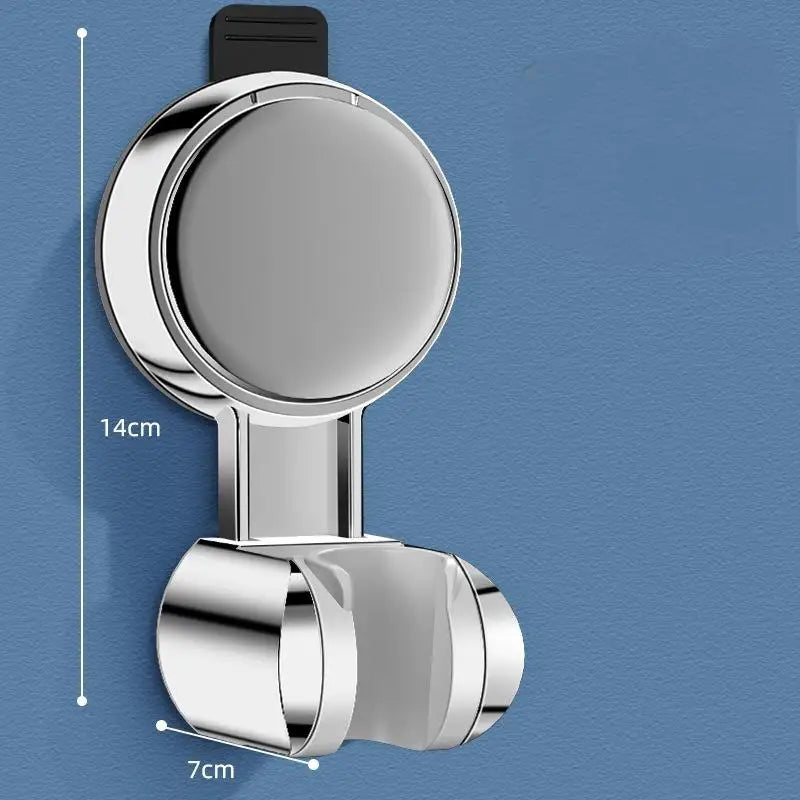 1-4Pcs Strong Vacuum Suction Cup Shower Rack Adjustable Handheld Shower Head Wall Mount Holder Rotating Bathroom Shower Base
