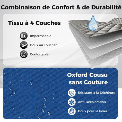 Sauna À Vapeur Portable 3L Avec Chaise Pliable Pour 1 Personne Avec 9 Niveaux Température Masseur De Pieds Minuterie Noir/Gris/Café