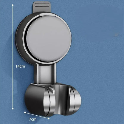 1-4Pcs Strong Vacuum Suction Cup Shower Rack Adjustable Handheld Shower Head Wall Mount Holder Rotating Bathroom Shower Base