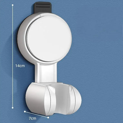 1-4Pcs Strong Vacuum Suction Cup Shower Rack Adjustable Handheld Shower Head Wall Mount Holder Rotating Bathroom Shower Base