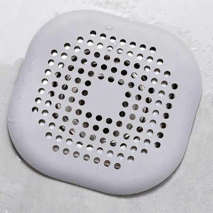 Square Silicone Drain Sticker Bathroom Sewer Hair Filter Drain Cover Household Bathroom Drain Mat