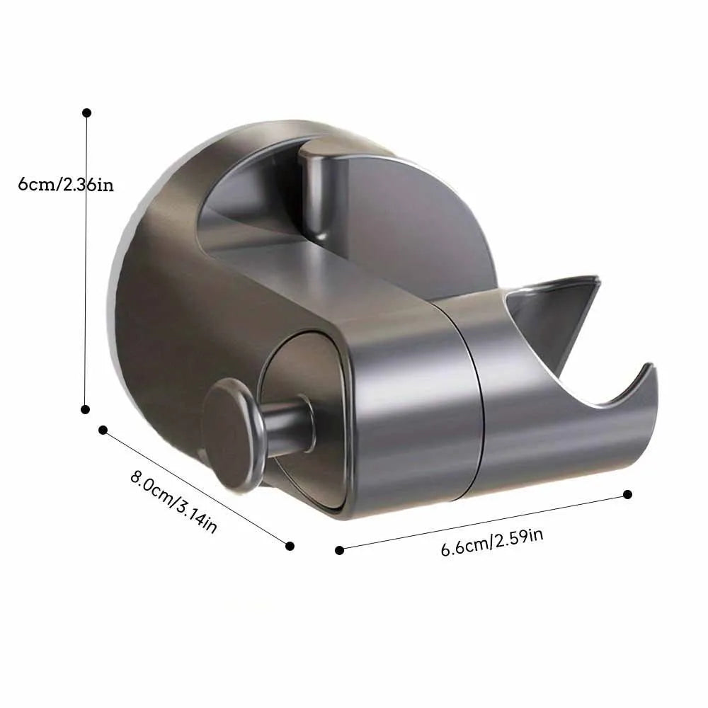 1-4Pcs Strong Vacuum Suction Cup Shower Rack Adjustable Handheld Shower Head Wall Mount Holder Rotating Bathroom Shower Base