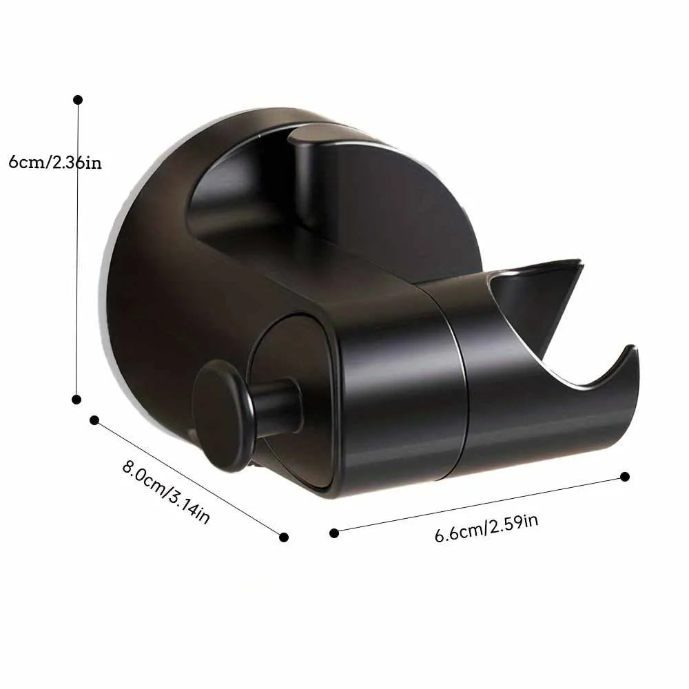 1-4Pcs Strong Vacuum Suction Cup Shower Rack Adjustable Handheld Shower Head Wall Mount Holder Rotating Bathroom Shower Base