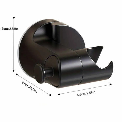 1-4Pcs Strong Vacuum Suction Cup Shower Rack Adjustable Handheld Shower Head Wall Mount Holder Rotating Bathroom Shower Base